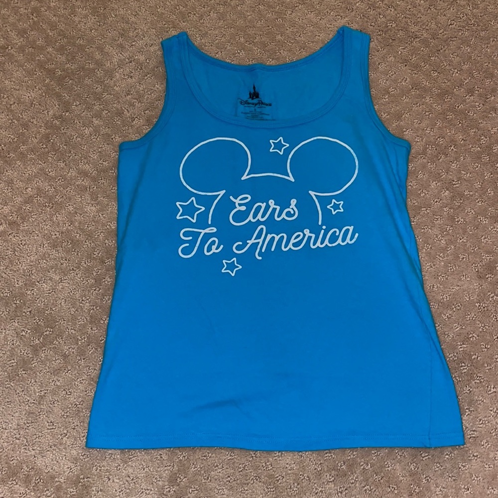 Disney Parks Apparel, blue tank top